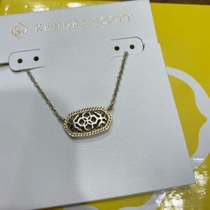 Kendra Scott filigree Elisa gold necklace